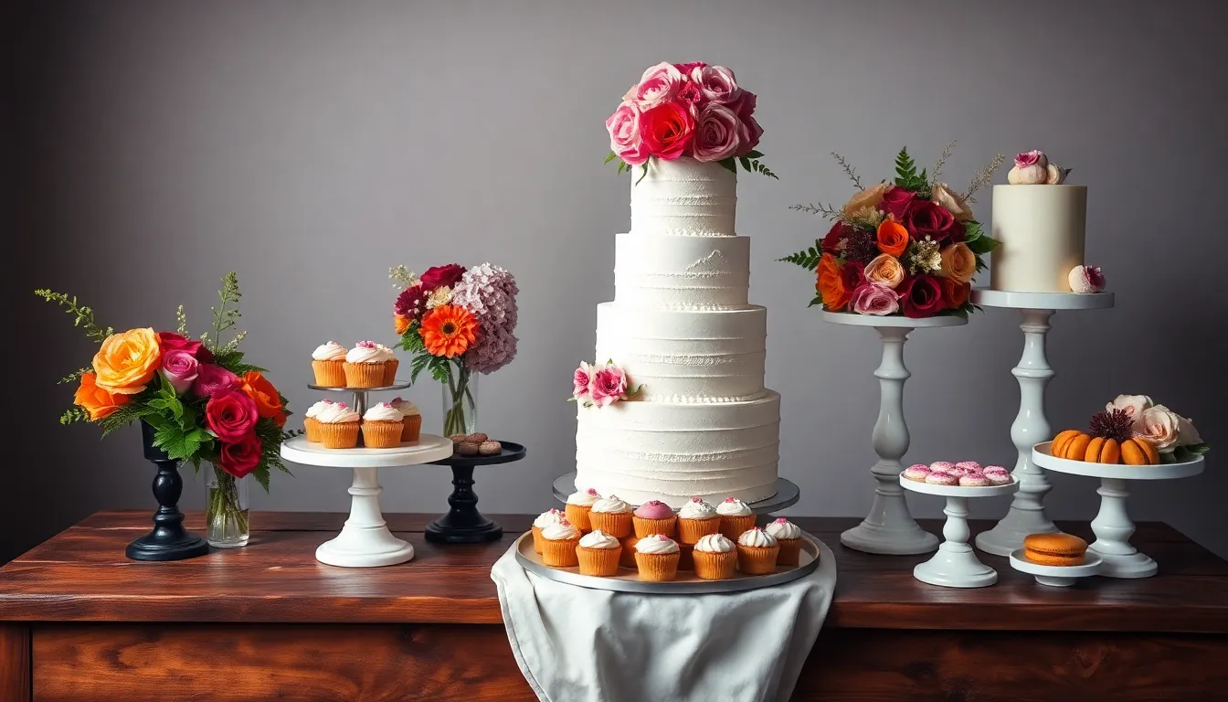 40 Stunning Wedding Cake Table Ideas to Make Your Reception Unforgettable 18 40 Stunning Wedding Cake Table Ideas to Make Your Reception Unforgettable 17