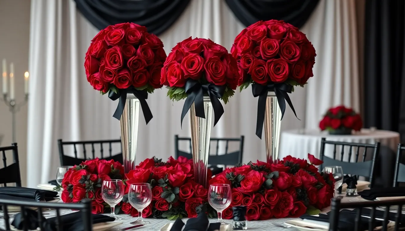 50+ Stunning Black and Red Wedding Ideas for Your Dream Day 2 50+ Stunning Black and Red Wedding Ideas for Your Dream Day 1