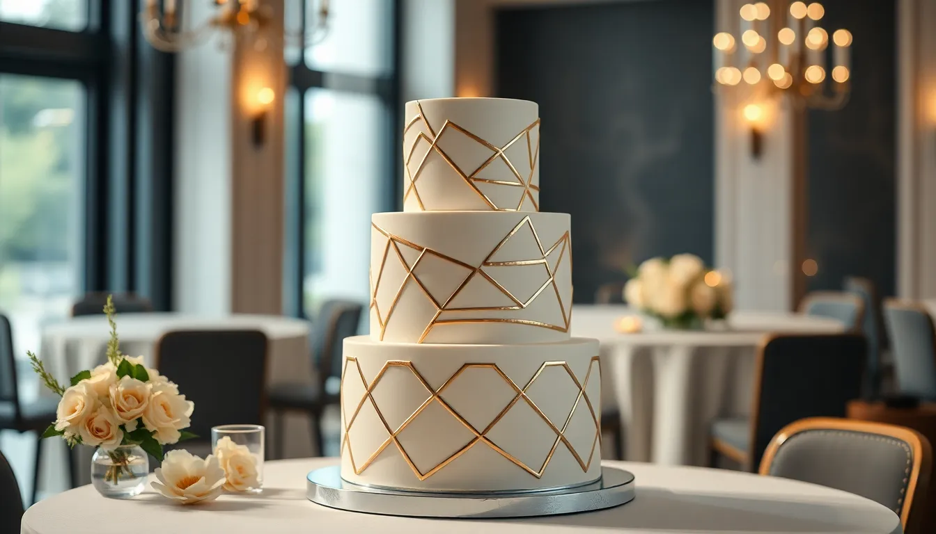 25 Stunning Three Tier Wedding Cake Ideas That Will Wow Your Guests 1