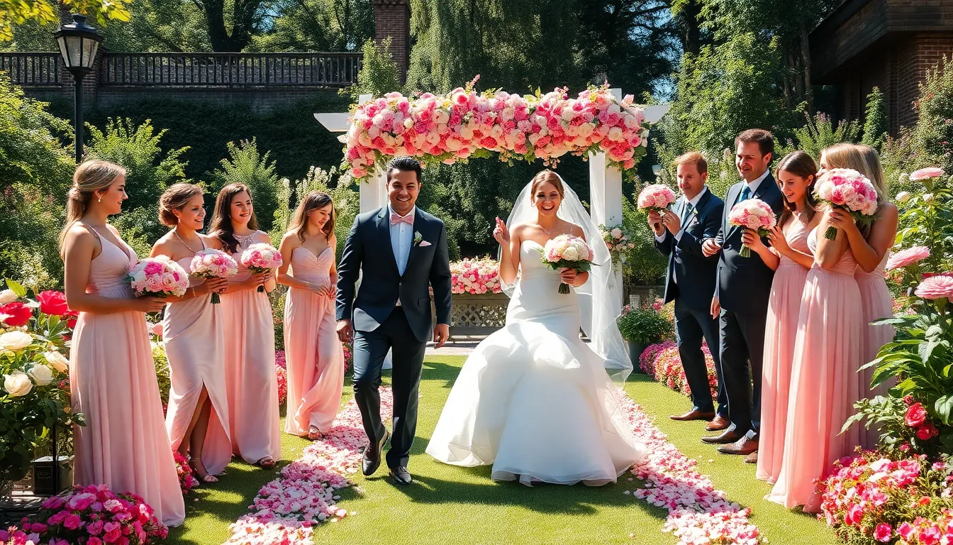 25 Stunning Wedding Entrance Ideas for Bridal Party That'll Wow Your Guests 2 25 Stunning Wedding Entrance Ideas for Bridal Party That'll Wow Your Guests 1