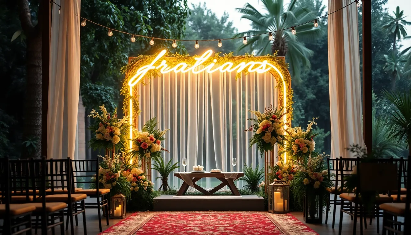 25 Stunning Wedding Neon Sign Ideas That'll Make Your Big Day Unforgettable 2 25 Stunning Wedding Neon Sign Ideas That'll Make Your Big Day Unforgettable 1