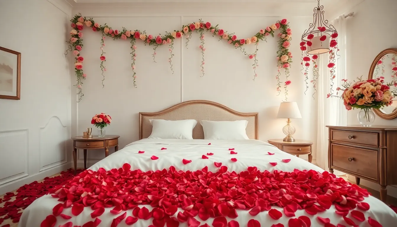 25 Romantic Wedding Night Room Decoration Ideas That Cost Under $50 1