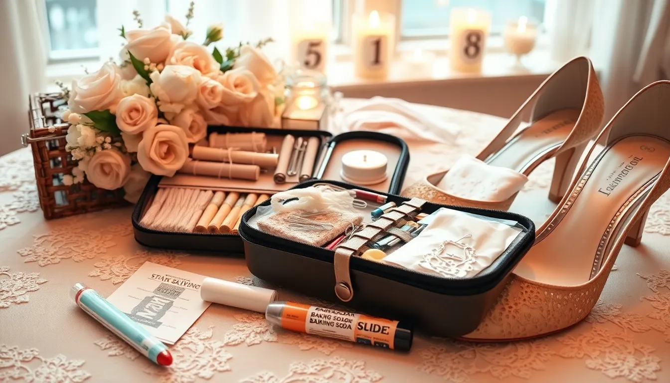 57 Wedding Survival Kit Ideas Every Bride Needs (2025 Emergency Guide) 2 57 Wedding Survival Kit Ideas Every Bride Needs (2025 Emergency Guide) 1
