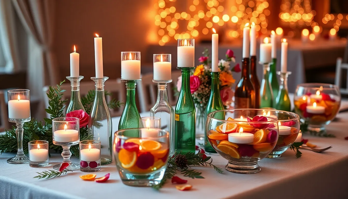 25 Stunning Wedding Table Centerpieces Ideas on a Budget (Under $20 Each!) 2 25 Stunning Wedding Table Centerpieces Ideas on a Budget (Under $20 Each!) 1