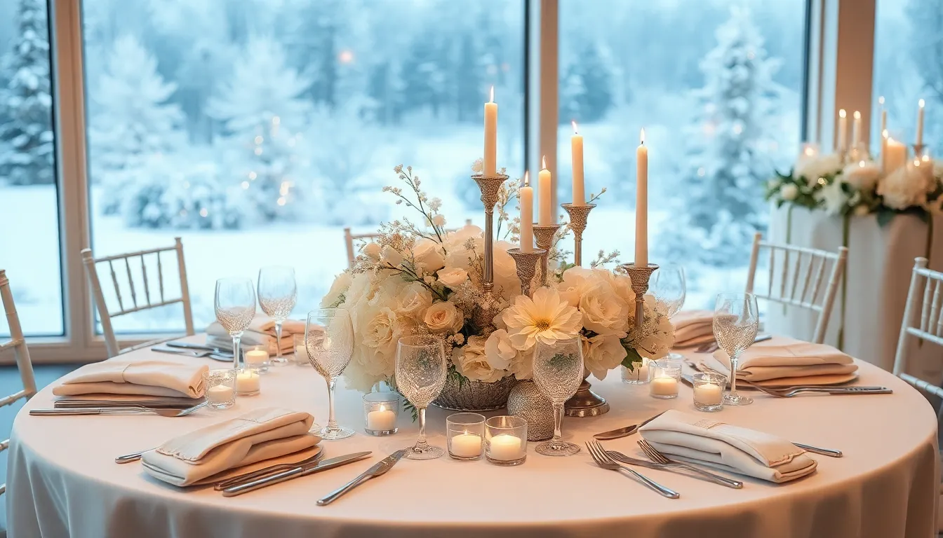 25 Stunning Winter Wedding Decor Ideas to Create Your Dream Winter Wonderland 2 25 Stunning Winter Wedding Decor Ideas to Create Your Dream Winter Wonderland 1