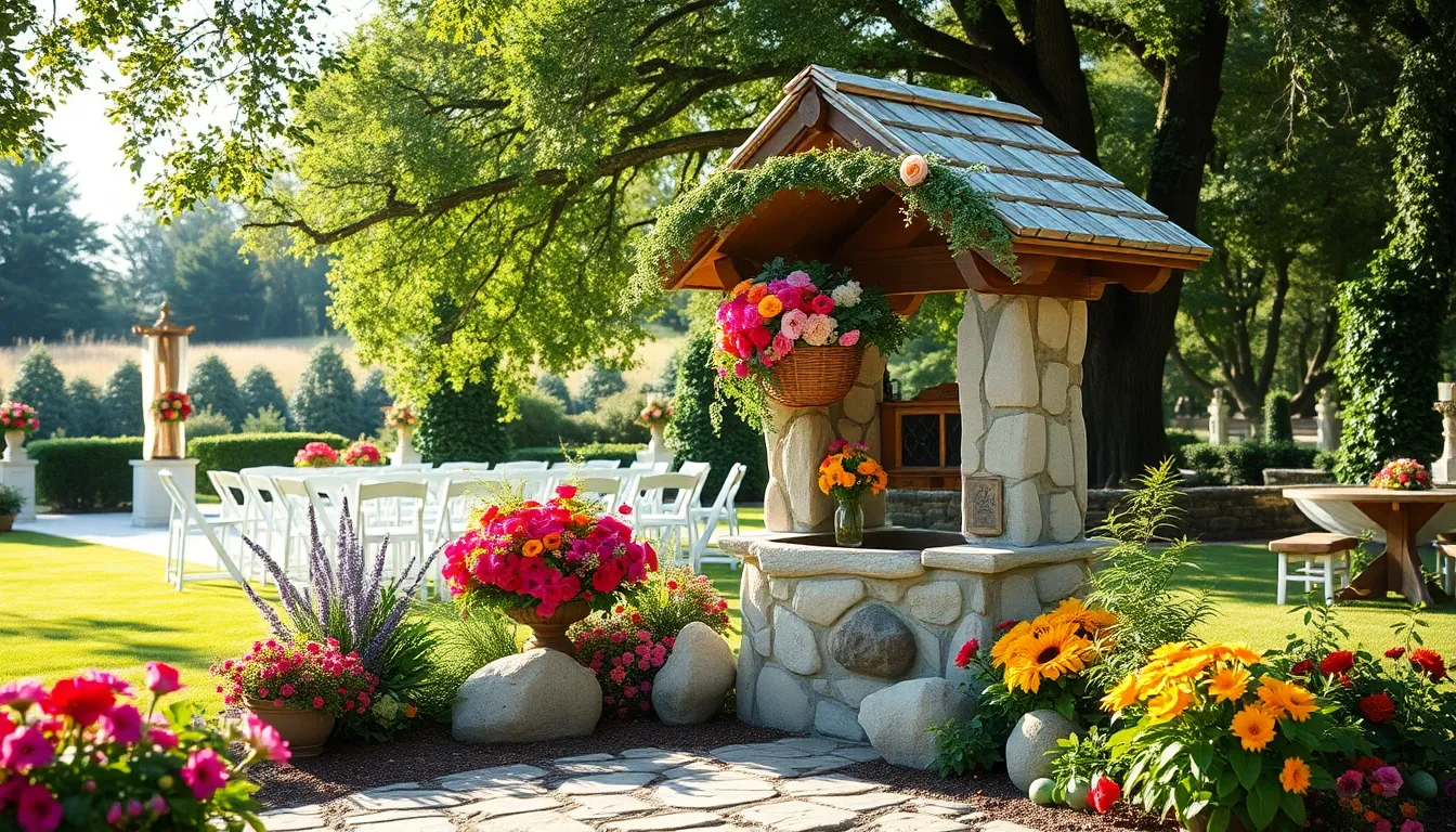 25 Magical Wishing Well Wedding Ideas to Make Your Big Day Unforgettable 1