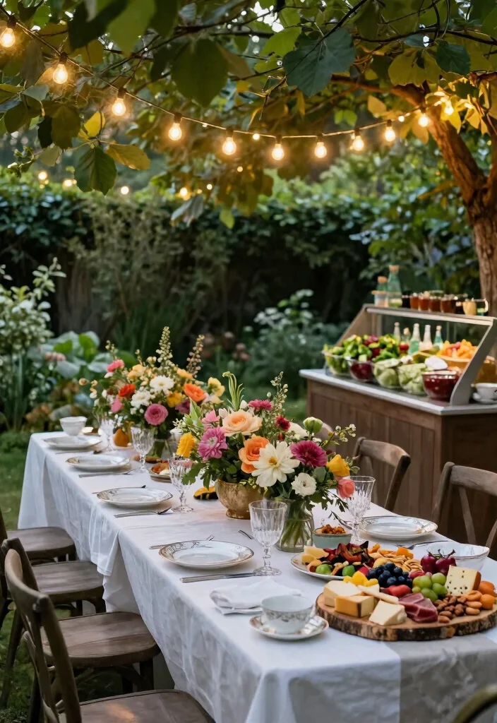 10 Backyard Rehearsal Dinner Ideas for Cozy Relaxed and Outdoor Celebrations - 1. Enchanted Garden Theme 1