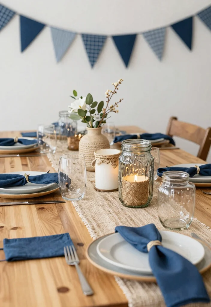 10 Blue Bridal Shower Ideas for Calm Elegant and Modern Decor Themes - 10. Eco-Friendly Decor Elements 1