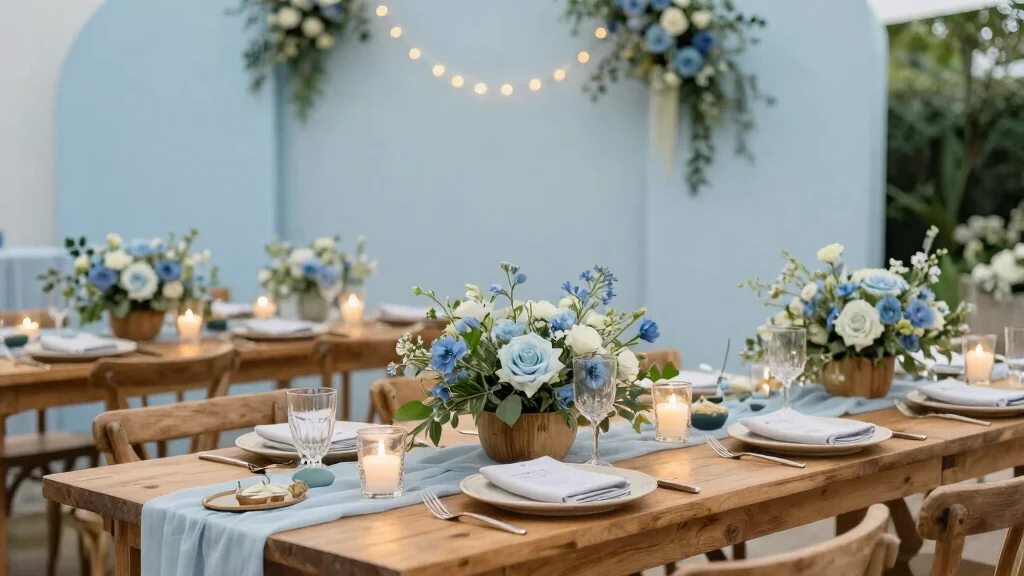 10 Blue Bridal Shower Ideas for Calm Elegant and Modern Decor Themes