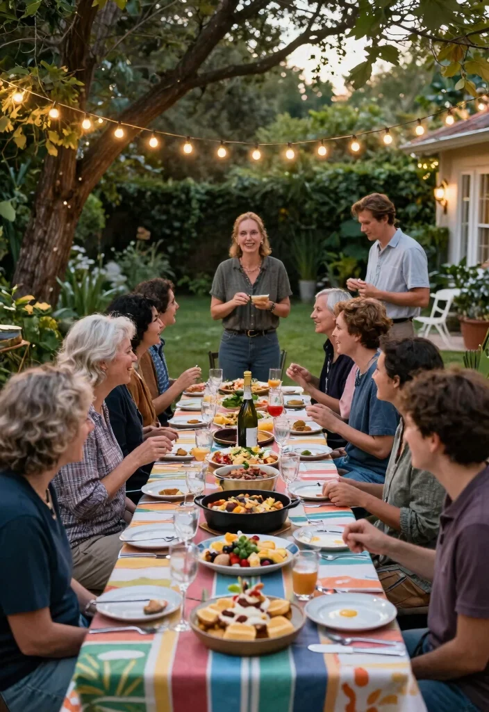 10 Casual Rehearsal Dinner Ideas for Relaxed Comfortable Pre Wedding Fun - 2. Potluck Style Gathering 1