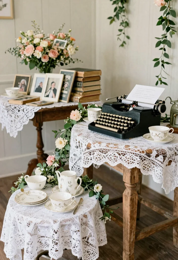 10 Casual Wedding Ideas for Older Couples for Relaxed Comfortable Events - 3. Vintage Charm: Embracing Nostalgia 1