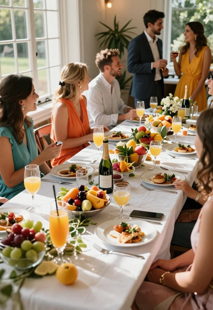 10 Casual Wedding Ideas for Older Couples for Relaxed Comfortable Events - 9. Celebratory Brunch: Morning Weddings with Flair 1