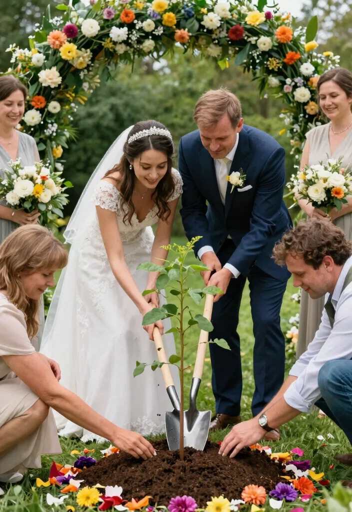 10 Christian Unity Ceremony Ideas for Symbolic Sacred Wedding Traditions - 3. Tree Planting Ceremony 1