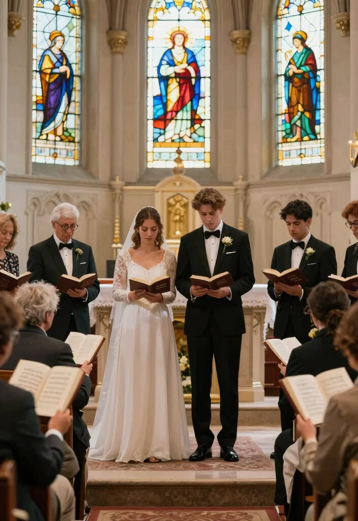 10 Christian Unity Ceremony Ideas for Symbolic Sacred Wedding Traditions - 9. Bible Verse Ceremony 1