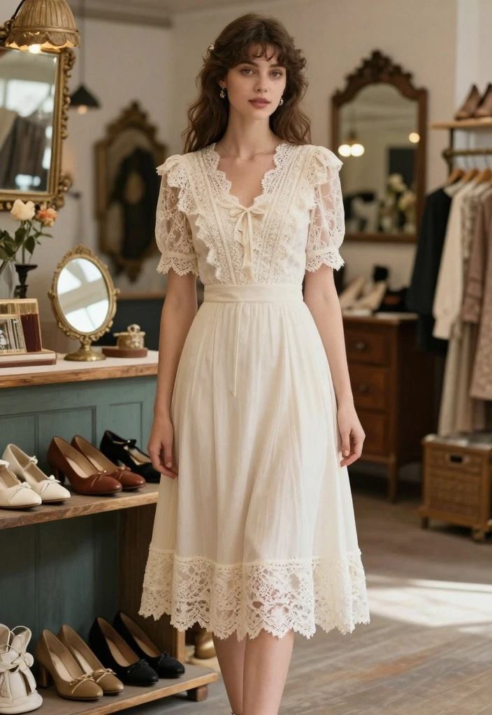 10 Courthouse Wedding Outfit Ideas for Elegant Modern Civil Ceremony Looks - 8. Vintage-Inspired Look 1