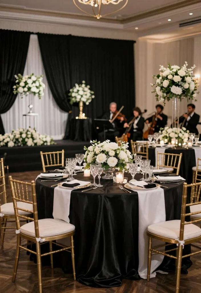 10 Cozy Winter Wedding Themes for Warm Intimate Seasonal Celebrations - 10. Timeless Elegance Theme 1