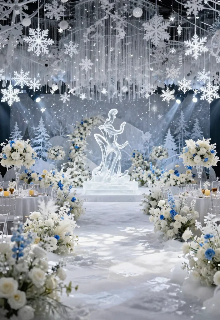 10 Cozy Winter Wedding Themes for Warm Intimate Seasonal Celebrations - 4. Winter Wonderland Theme 1
