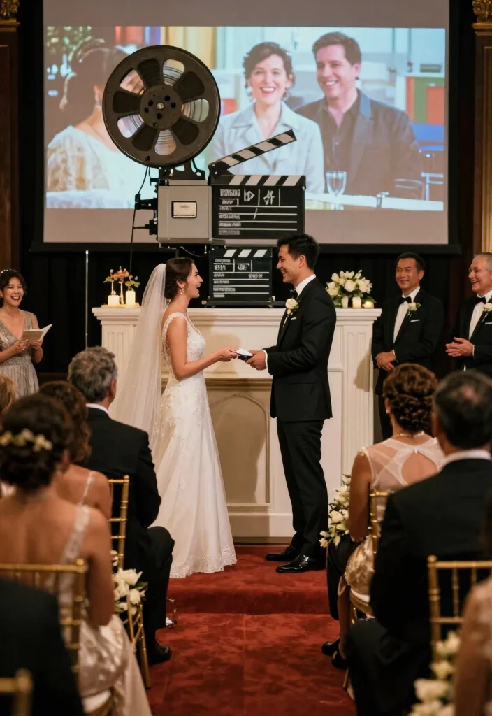 10 Funny Wedding Vows Ideas for Sweet Whimsical and Heartfelt Laughter - 2. The Movie Buffs' Vows 1