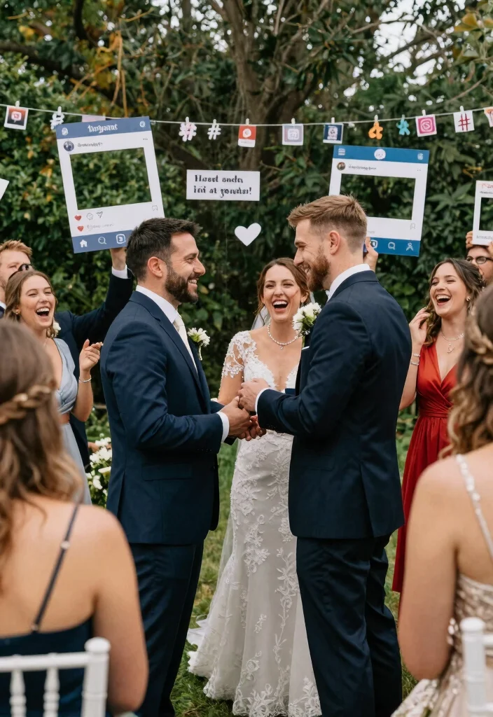 10 Funny Wedding Vows Ideas for Sweet Whimsical and Heartfelt Laughter - 8. The Social Media Savvy Vows 1