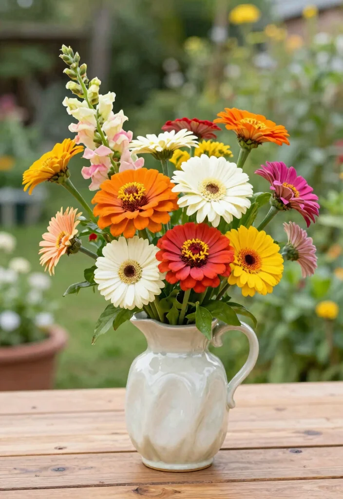 10 Graduation Bouquet Ideas for Cheerful Meaningful Celebration Gifts - 3. Whimsical Mixed Floral Arrangement 1