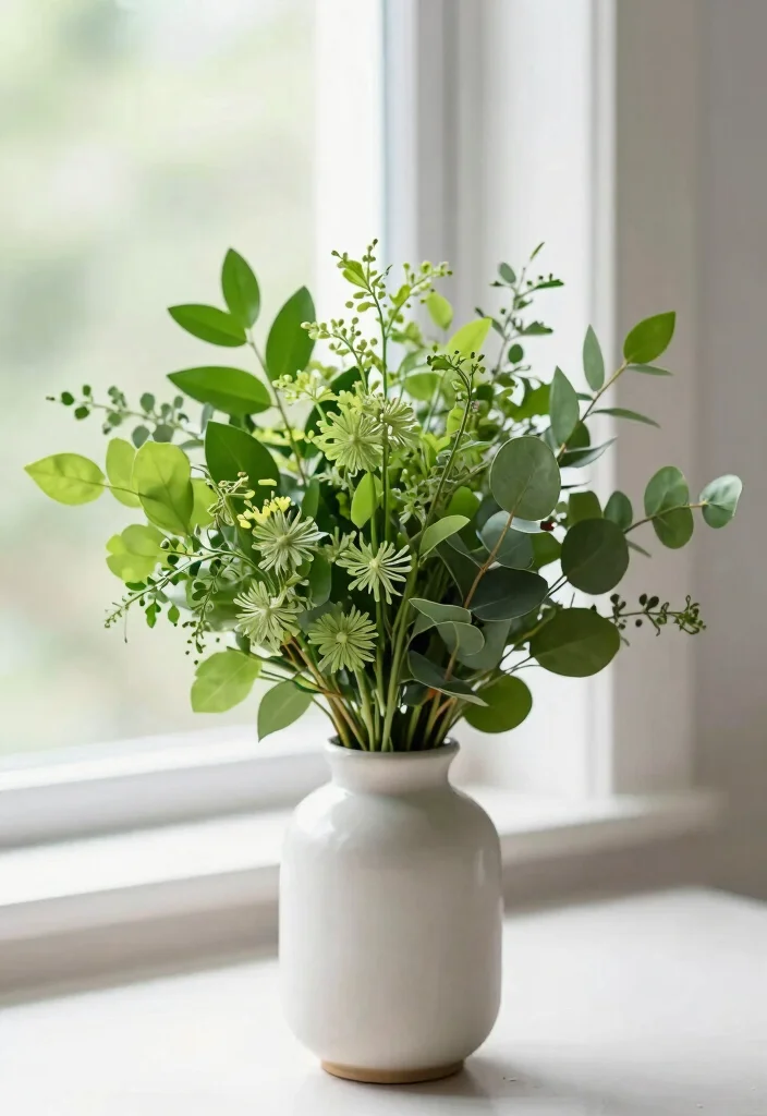 10 Graduation Bouquet Ideas for Cheerful Meaningful Celebration Gifts - 8. Chic Minimalist Greenery Bouquet 1