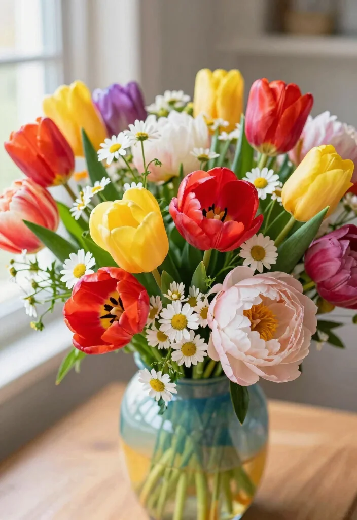 10 Graduation Bouquet Ideas for Cheerful Meaningful Celebration Gifts - 9. Joyful Color Burst Bouquet 1