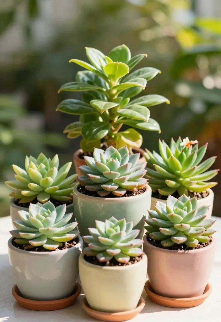 10 Here Comes the Son Centerpiece Ideas for Sweet Sunny Baby Shower Decor - 8. Potted Plants as Centerpieces 1