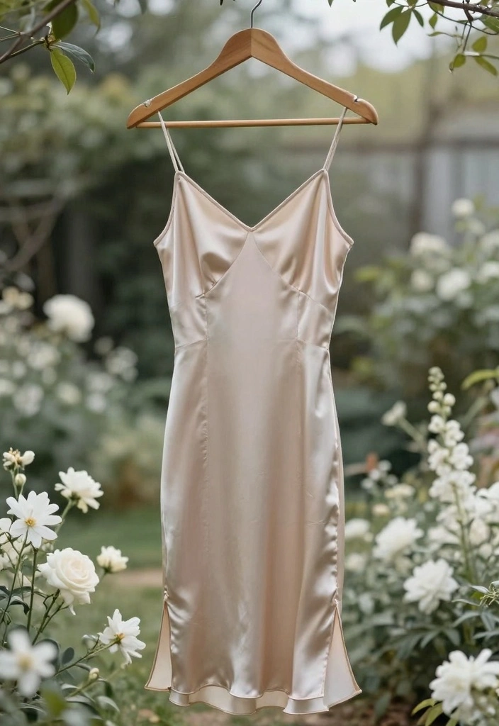 10 Minimalist Wedding Dress Styles for Clean Modern and Chic Elegance - 1. The Timeless Slip Dress 1
