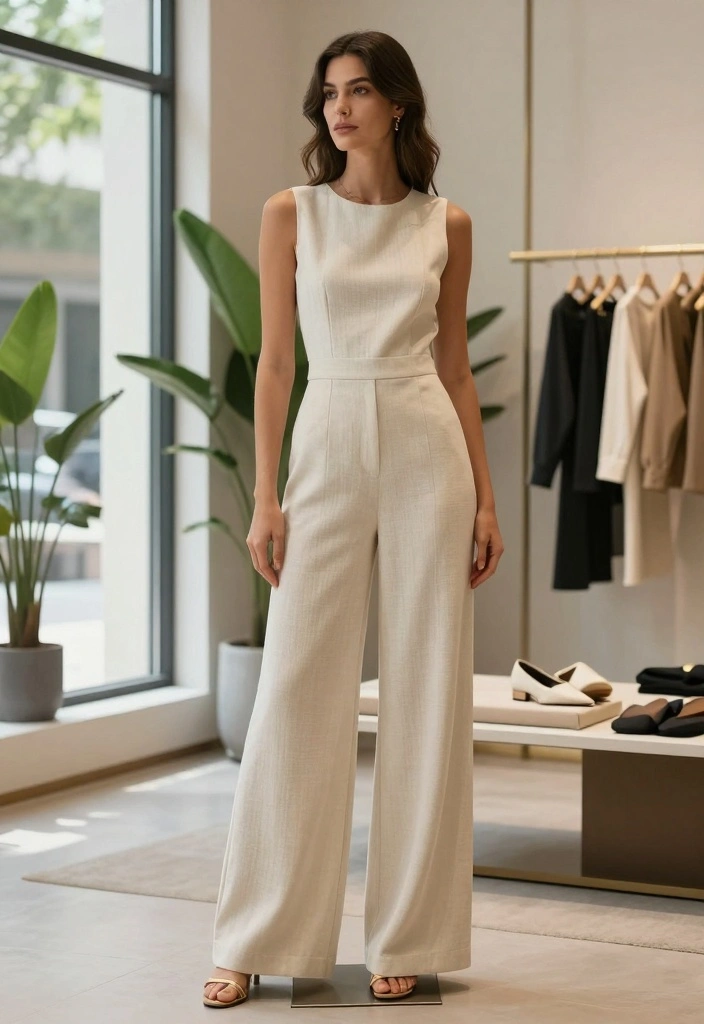 10 Minimalist Wedding Dress Styles for Clean Modern and Chic Elegance - 3. The Modern Jumpsuit 1