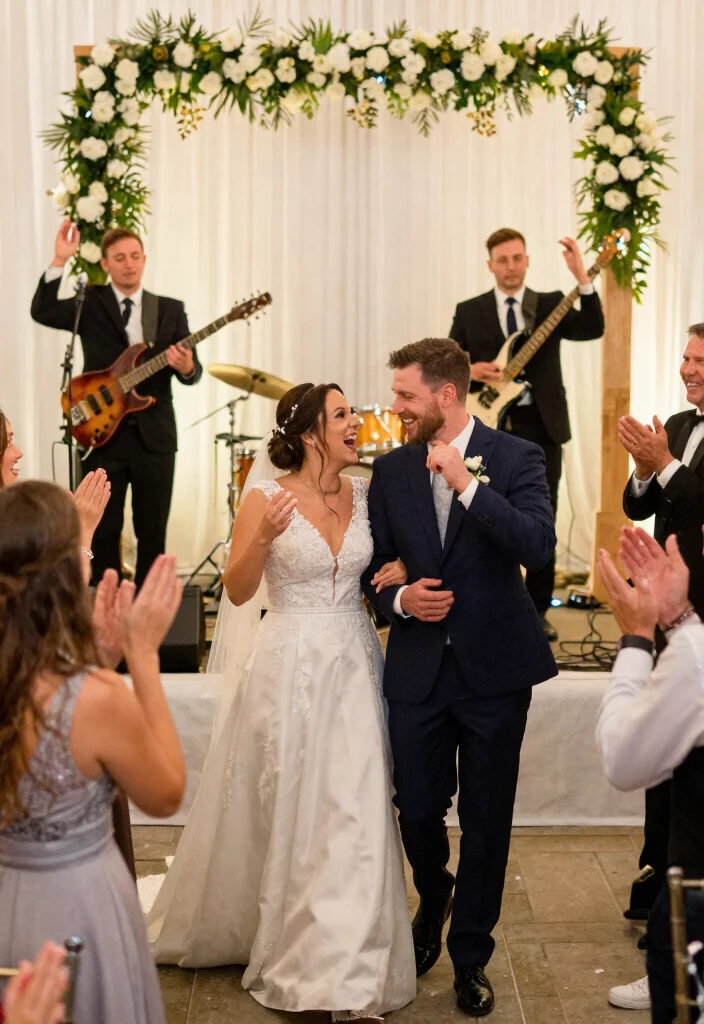 10 Playful Wedding Entrance Ideas for Joyful Fun and Crowd Pleasing Intros - 7. Music and Instruments: A Live Performance 1