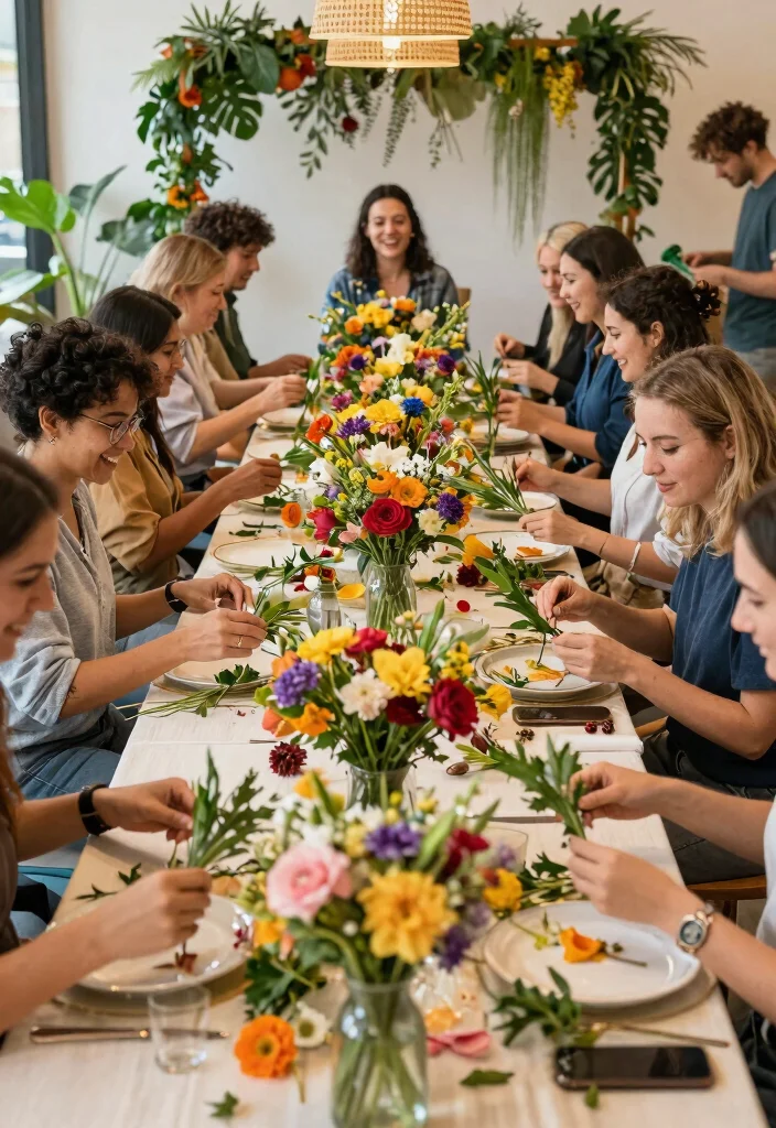 10 Printable Bridal Shower Games for Easy Ready to Use Party Fun - 4. DIY Floral Arrangement Contest 1