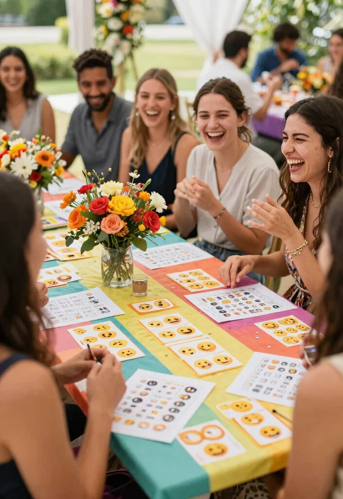 10 Printable Bridal Shower Games for Easy Ready to Use Party Fun - 9. Wedding Emoji Game 1
