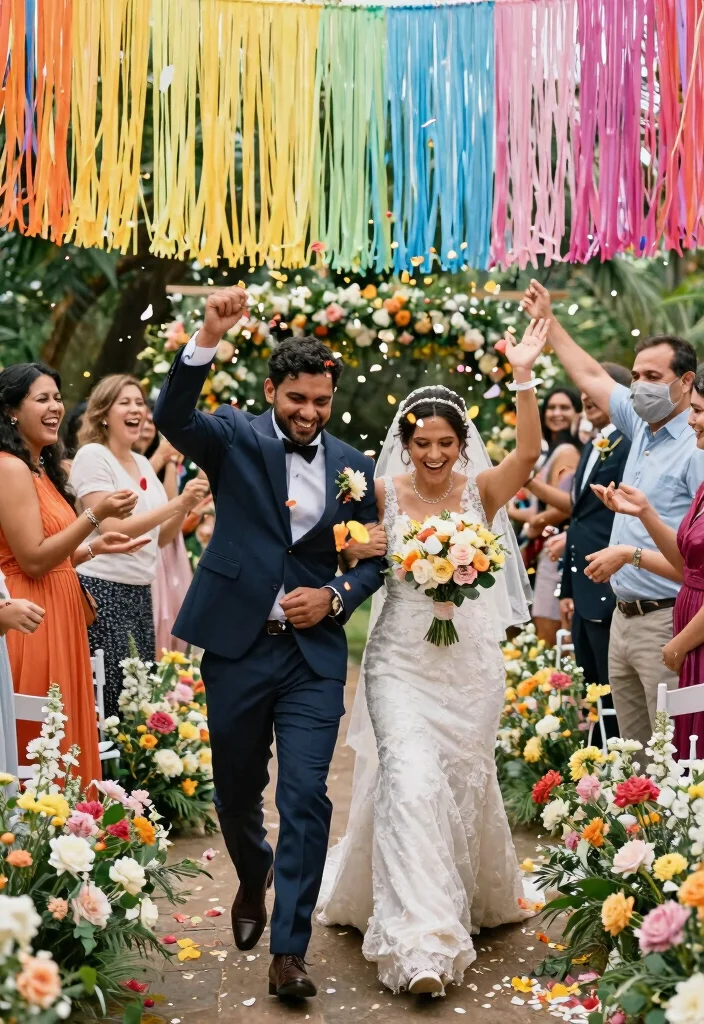 10 Quirky Wedding Ceremony Ideas for Unique Playful and Memorable Moments - 10. Whimsical Exit Celebration 1