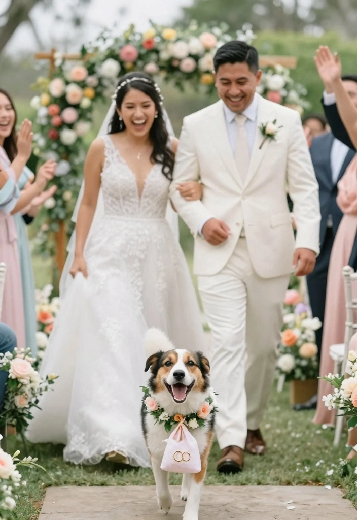 10 Quirky Wedding Ceremony Ideas for Unique Playful and Memorable Moments - 9. Playful Pet Involvement 1