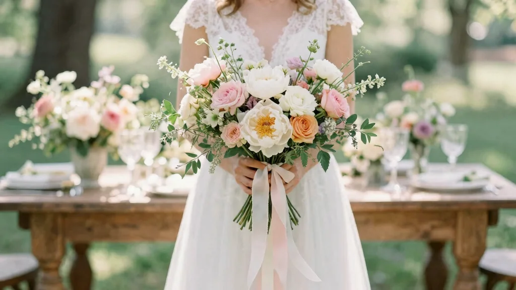 10 Ribbon Bouquet Ideas for Soft Romantic Bridal Flair and Texture
