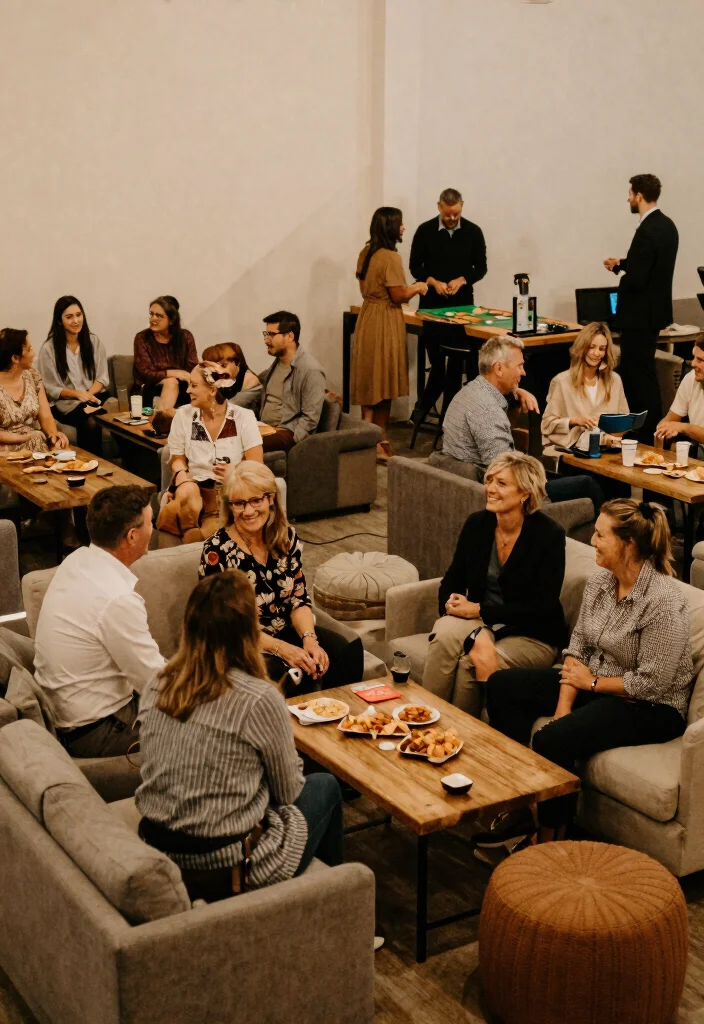 10 Simple Wedding Ideas for Older Couples for Sweet Low Key Moments - 10. A Relaxed Reception 1