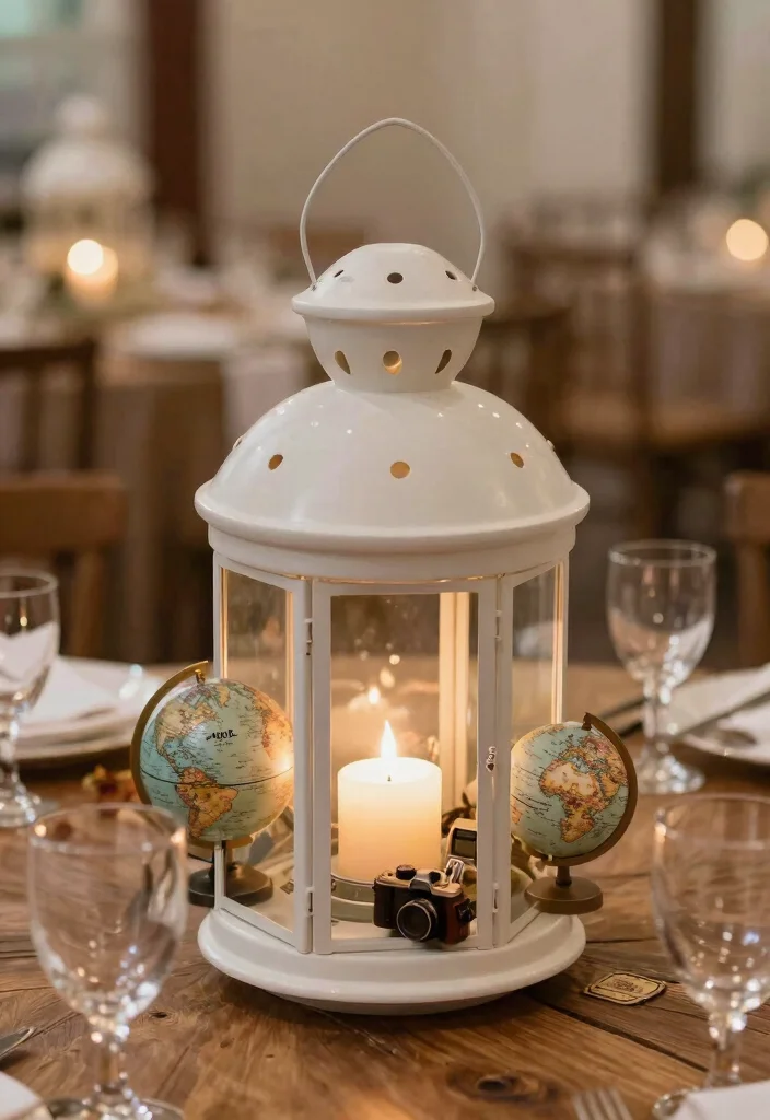 10 Tangled Centerpiece Ideas for Romantic Lantern Inspired Fairytale Decor - 10. Lanterns with Themed Decor 1
