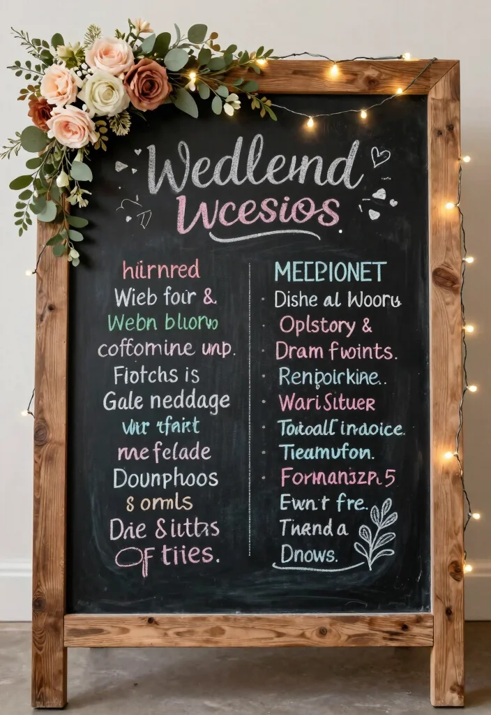 10 Valentine Backdrop Ideas for Sweet Romantic Party or Photoshoot Decor - 8. Chalkboard Message Board 1