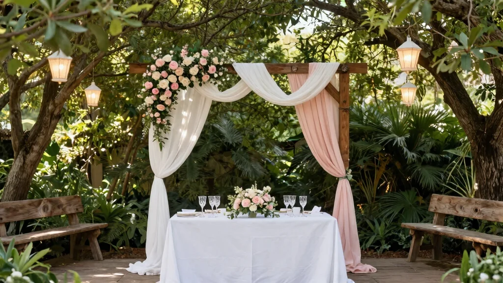 10 Wedding Anniversary Backdrop Ideas for Elegant Celebration Photos