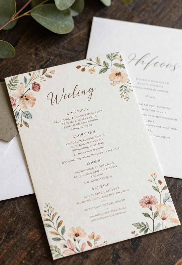 10 Wedding Welcome Bag Checklist for Essential Useful and Guest Ready Items - 3. Personalized Itineraries 1