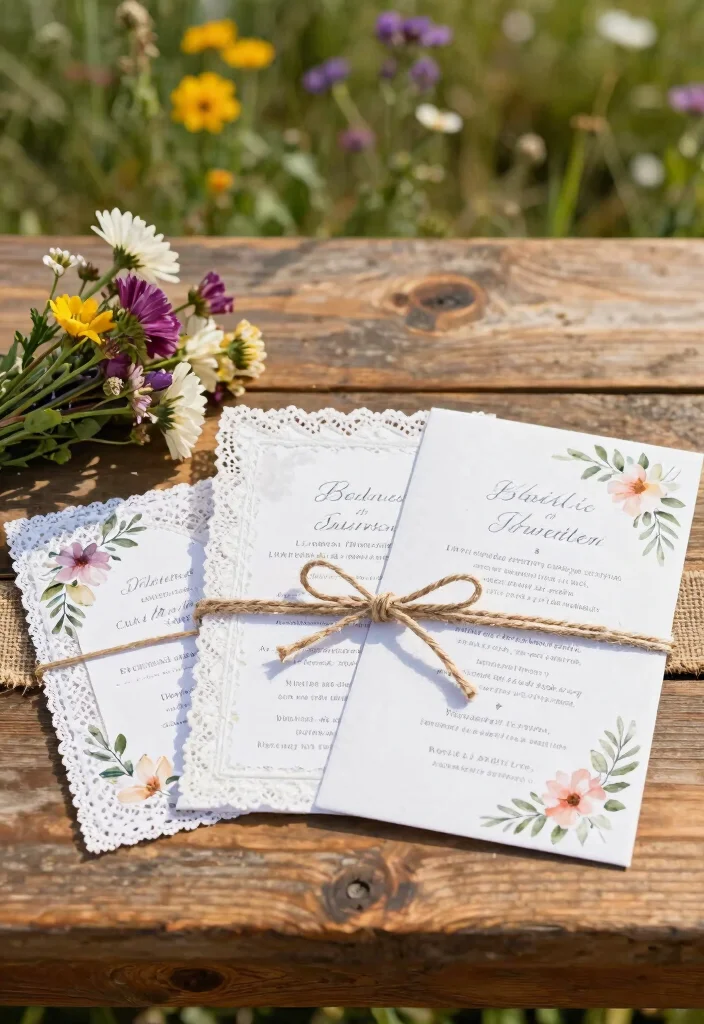 10 Western Bridal Shower Ideas for Rustic Fun and Country Chic Style - 1. Rustic Invitation Designs 1