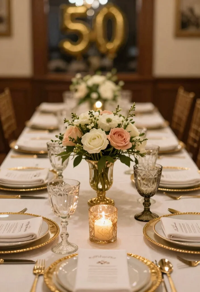12 50th Anniversary Centerpiece Ideas for Elegant Golden Celebration Style - Conclusion 1