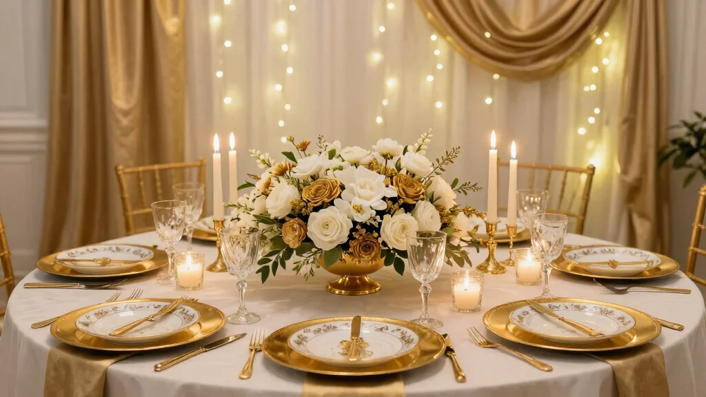 12 50th Anniversary Centerpiece Ideas for Elegant Golden Celebration Style