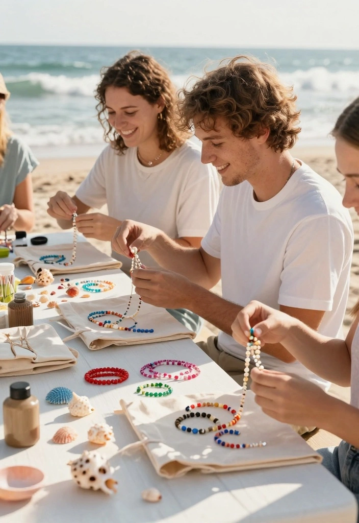 12 Bachelorette Beach Party Ideas for Sunny Fun and Coastal Celebration Vibes 78 12 Bachelorette Beach Party Ideas for Sunny Fun and Coastal Celebration Vibes - 8. Ocean-Inspired Crafting Session 1