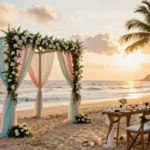 12 Beach Wedding Backdrop Ideas for Breezy Romantic Coastal Vibes