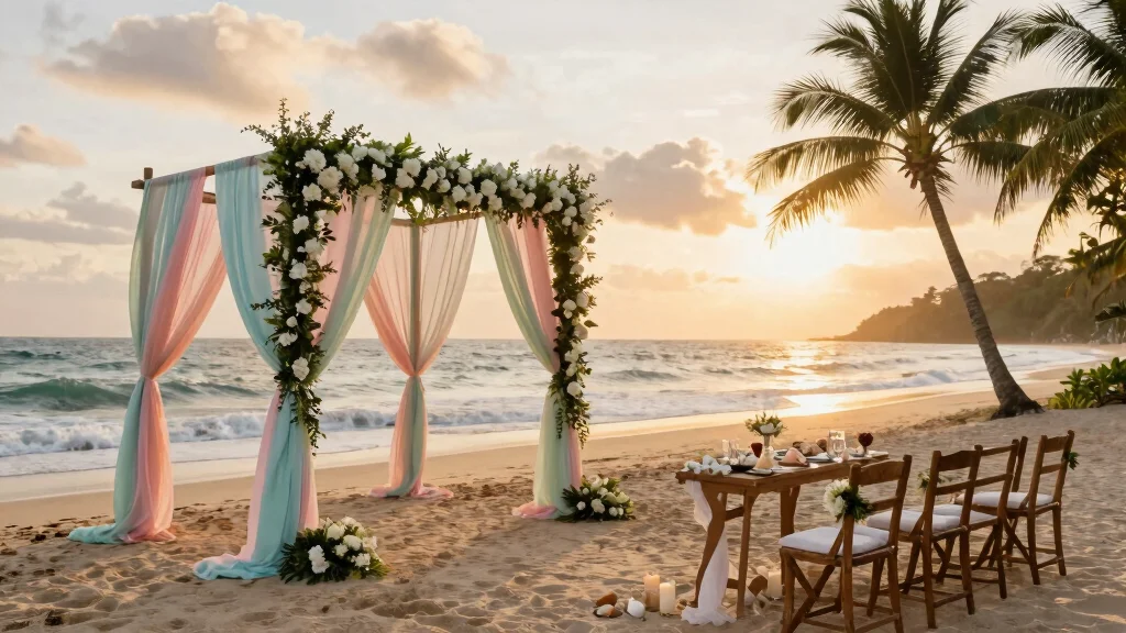 12 Beach Wedding Backdrop Ideas for Breezy Romantic Coastal Vibes