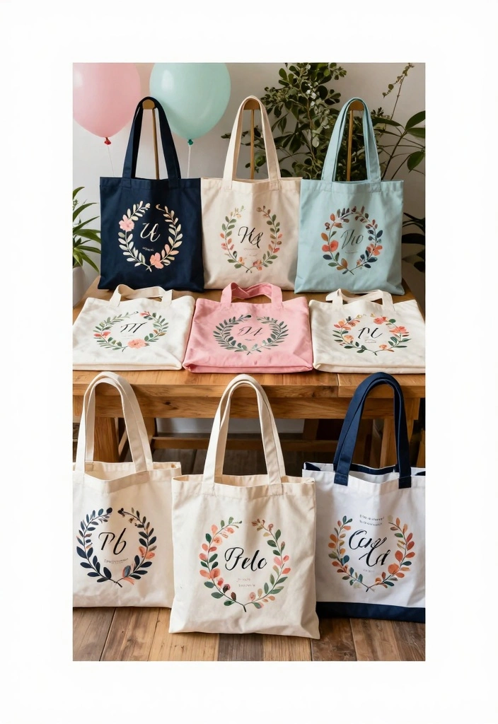 12 Budget Friendly Welcome Bag Ideas for Affordable Thoughtful Guest Gifts - 1. Reusable Tote Bags 1