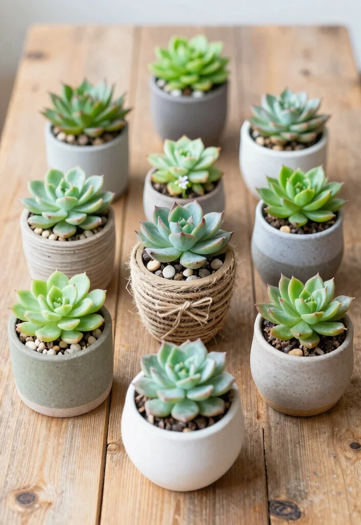 12 Budget Friendly Welcome Bag Ideas for Affordable Thoughtful Guest Gifts - 5. Potted Plants or Succulents 1