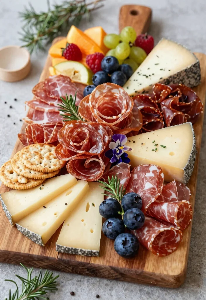 12 Cheap Wedding Buffet Ideas for Delicious Affordable Reception Planning - 11. Rustic Charcuterie Board 1