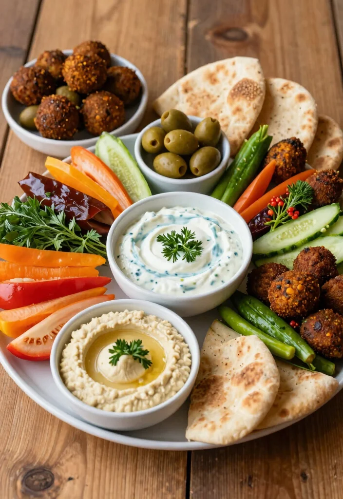 12 Cheap Wedding Buffet Ideas for Delicious Affordable Reception Planning - 2. Mediterranean Mezze Platter 1